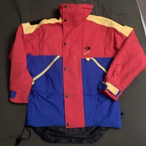 Vintage The North Face Vertical Ski Jacket Mens Small Colorblock Gore-Tex - Picture 1 of 20