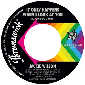 JACKIE WILSON "IT ONLY HAPPENS WHEN I LOOK AT YOU / I GET THE SWEETEST FEELING" - Picture 1 of 2
