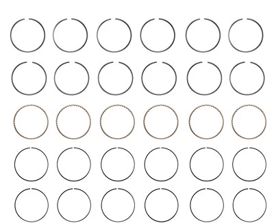 Juego de anillos de pistón EngineTech para 1 motor tamaño estándar ajuste directo Foto 1 de 4