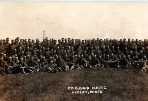 WWI Armee Offizier Ausbildungskorps Echtfoto Postkarte  - Bild 1 von 3