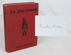 Andre Norton THE PRINCE COMMANDS 1934 1st ED SIGNED RARE author's 1st book - Picture 1 of 10