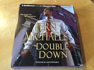 Pre Owned DOUBLE DOWN. Audiobook. Fern Michaels. Read by L. Merlington - Imagen 1 de 3