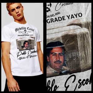 Camiseta gángster mafioso capo criminal mafioso Medellín Pablo Escobar Yayo - Imagen 1 de 1