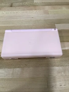 Nintendo DS Lite- Coral Pink - For Parts -Top Screen Has A Line Across (see Pics - Picture 1 of 8