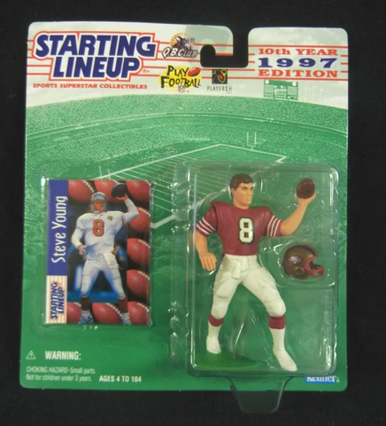 1997 Brigham Young University STEVE YOUNG : NFL San Francisco 49ers SLU Figure Cover
