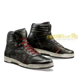 Zapatos Botín Zapatillas en Bicicleta Negro Stylmartin Hierro la Piel Hidrófugo - Imagen 1 de 2