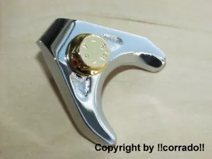 >verchromt + vergoldet< Zündverteiler-Halter_VW Polo,Golf 2,3 >chrom + gold< - Picture 1 of 1