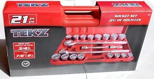 Titan Tekz 18188 - 21-teilig SAE 3/4 Zoll Antrieb Steckschlüsselsatz - Bild 1 von 2