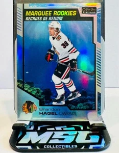2020-21 O-Pee-Chee Platinum Brandon Hagel Marquee Rookies Aquamarine /499 #183 - Picture 1 of 2