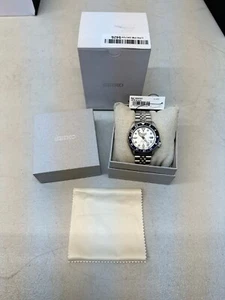 Seiko 5 Five Sports SSK033 GMT Automatic Watch 100 Meter White Dial Made Japan - Picture 1 of 10