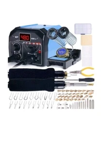 WEP 939D-II 2-IN-1 Wood Burning Kit 86-IN-1 with 51 Solid Points and 20 Wire ... - Picture 1 of 6