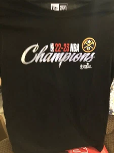 Denver Nuggets New Era 2023 NBA Finals Champions T-Shirt Adult Size 2XL - Picture 1 of 4