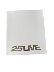 George Michael, 25 Live Tour Programme, Rare White Cover Edition 2006-2008 - Foto 1 di 4