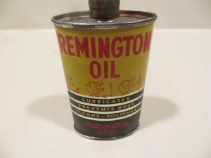 Vintage REMINGTON Blei Top Gun Öl Dose leer sehr gepflegt REM JAGD - Bild 1 von 6