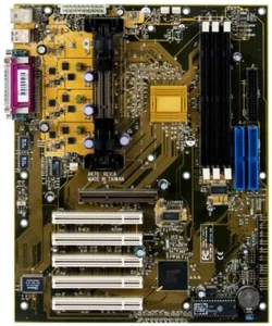 DFI AK70 REV:A AMD-75I SLOT A SDRAM AGP PCI - Afbeelding 1 van 2