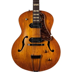 Godin 5th Avenue Jumbo P90 Hollowbody Electric Guitar Harvest Gold - Picture 1 of 8