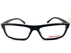 Nuevo marco de gafas para hombre PRADA Sport VPS 04G UB1-1O1 negro 55 mm Italia 55-16 - Imagen 1 de 6