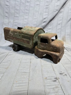 Vintage 1960s Structo Pressed Steel Telephone Company Truck Service Work Toy - Image 1 of 4