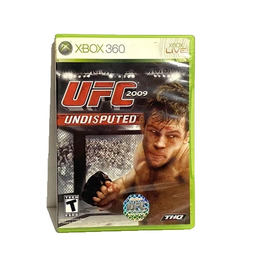 UFC 2009 : UNDISPUTED (XBOX360) DISC + CVR ART + MANUAL - NO CASE - VERY GOOD - Image 1 of 1