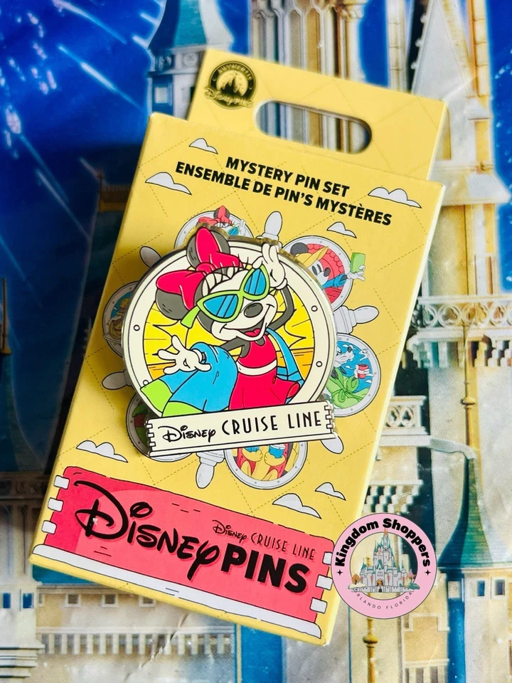 Prendedor caja misteriosa DCL 2025 Disney Cruise Line solo Minnie Mouse Foto 1 de 1
