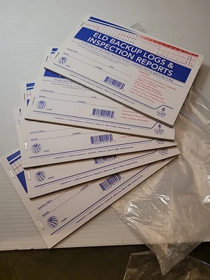 5x JJ Keller 51944 ELD Backup Log Book with Detailed DVIR with Recap - Image 1 of 2