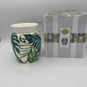NEW Scentsy RAINFOREST FERN Wax Warmer Discontinued Open Box Open Box Palm Tree - Picture 1 of 7