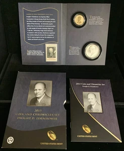 2015 Dwight D. Eisenhower Coin and Chronicles Set w/OGP & COA - Picture 1 of 1