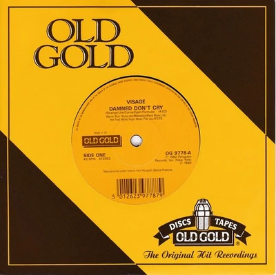 7" Si VISAGE / Damned Don´t  Cry / Night Train - OLD GOLD 9778 -UK- - Bild 1 von 4