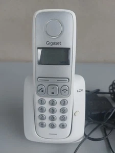 Telefono Cordless Gigaset A 230 Bianco Rif.S3 - Zdjęcie 1 z 3