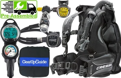 Equipo de buceo Cressi Patrol BCD con MC9 Compact Pro, Compact Pro Octo, Foto 1 de 4