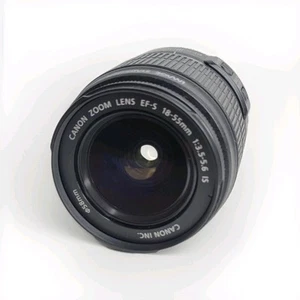 Canon EF-S 18-55mm f3.5-5.6 IS Lens EFS Works (No Caps) - Picture 1 of 7