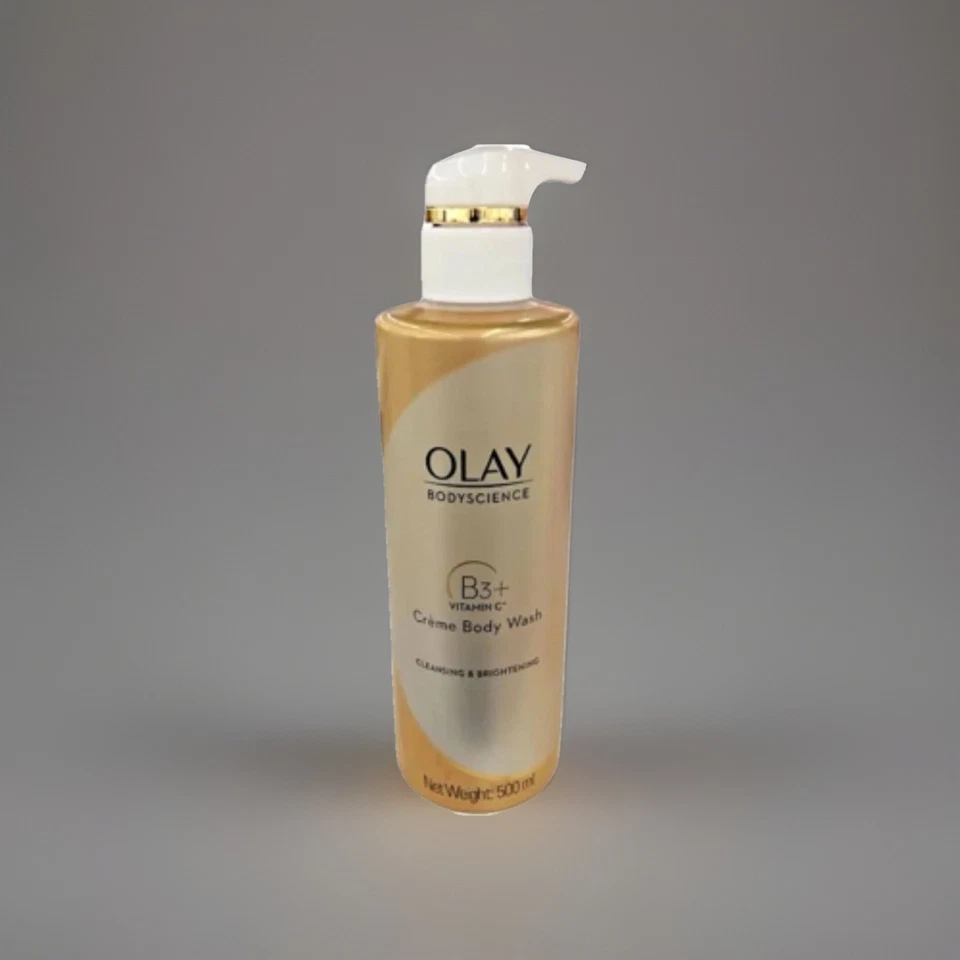 Olay BodyScience Shower Cream B3+ Vitamin C Cleansing & Brightening 500Ml 16.9oz - Image 1 of 3