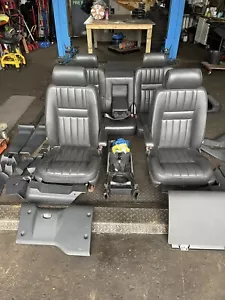 RANGE ROVER P38 2.5 4.0 4.6 BLACK LEATHER INTERIOR SEATS PANELS TRIM 94-02 5 Bar - Picture 1 of 17