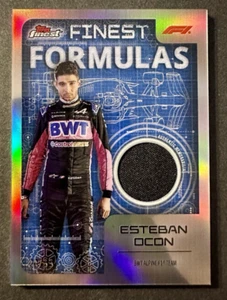 2024 Topps Finest Formula 1 F1 Esteban Ocon Formulas Relic #FF-OCO Alpine - Picture 1 of 2