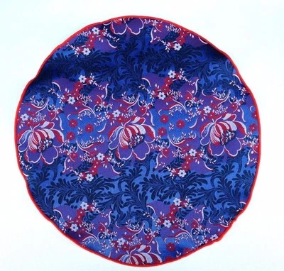 Lord R Colton Masterworks Pocket Round Merano Blue Floral Silk - $75 Retail New - Image 1 of 2