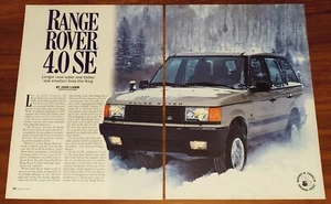 LAND ROVER RANGE ROVER 4.0 SE REVISTA ARTÍCULO CARRETERA Y PISTA CARRETERA PRUEBA - Imagen 1 de 4