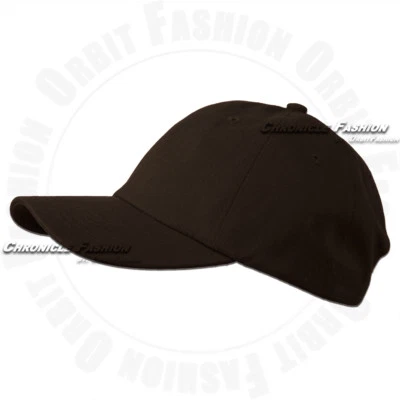 Baseball Cap Washed Cotton Adjustable Dad Hat Polo Style Plain Solid Blank Mens - Image 1 of 4