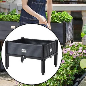 Raised Garden Bed with Legs Planting Patio Balcony Porch Elevate Planter Box - Picture 1 of 7