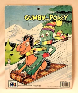 GUMBY AND POKEY TRAY PUZZLE (Warren/Lewco Toys) COMPLETE - Picture 1 of 2