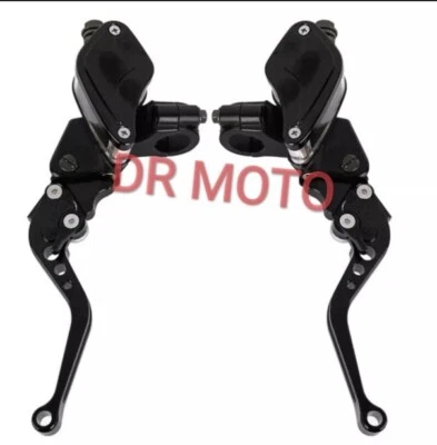 kit pompe idrauliche freno frizione radiale leve leva CNC pompa idraulica Nero - Immagine 1 di 2