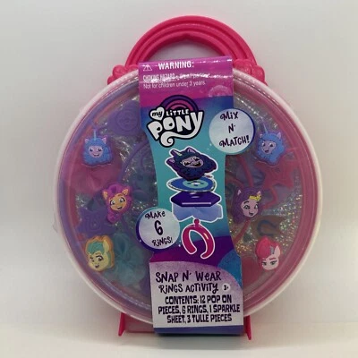 My Little Pony Snap N Wear Anéis Atividade Tara Brinquedo Raro Infantil - Imagem 1 de 4
