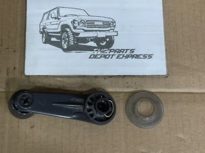 Manivela de ventana gris usada OEM 1980-1991 Toyota Land Cruiser FJ60 FJ62 BJ60 Foto 1 de 4