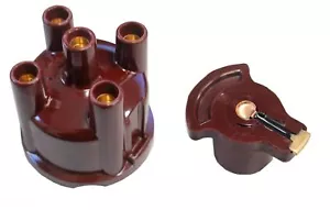 Distributor Cap & Rotor Arm Fits Early VW Beetle VJU4 BR8 ZVVT5Z5 & ZVS75Z6 - Picture 1 of 2