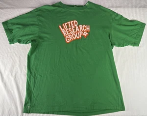 Camisa Lrg Lifted Research Group XL Y2K Grande Frontal Logo Bordado/Parcheado - Imagen 1 de 10