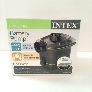 Intex Quick Fill Batteriebetriebene Pumpe mit 3 Düsen aufblasen/entlüften - Bild 1 von 4