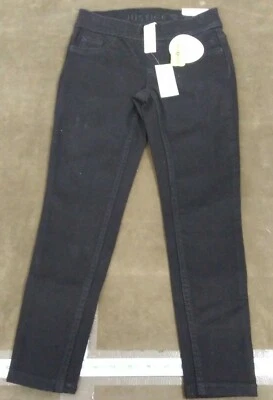 Justice denim Jeans Girls Size 6 regular NWT leggings Black repreve skinny leg - Image 1 of 4