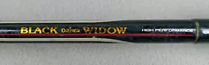 8'6" 2-pc Medium Daiwa Black Widow Casting Rod Fishing - Picture 1 of 10