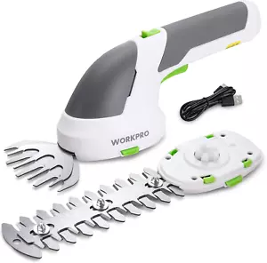 Cordless Grass Shear & Shrubbery Trimmer - 2 in 1 Handheld Hedge Trimmer 7.2V El - Picture 1 of 12