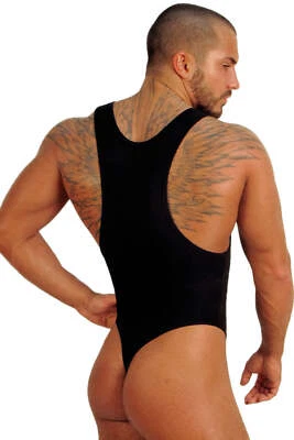 Doreanse Mens Edge Thong Bodysuit Athletic Underwear - Image 1 of 4