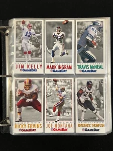 1992 NFL GameDay Football Complete Set (1-500) Smith/Maddox RC's - Picture 1 of 11